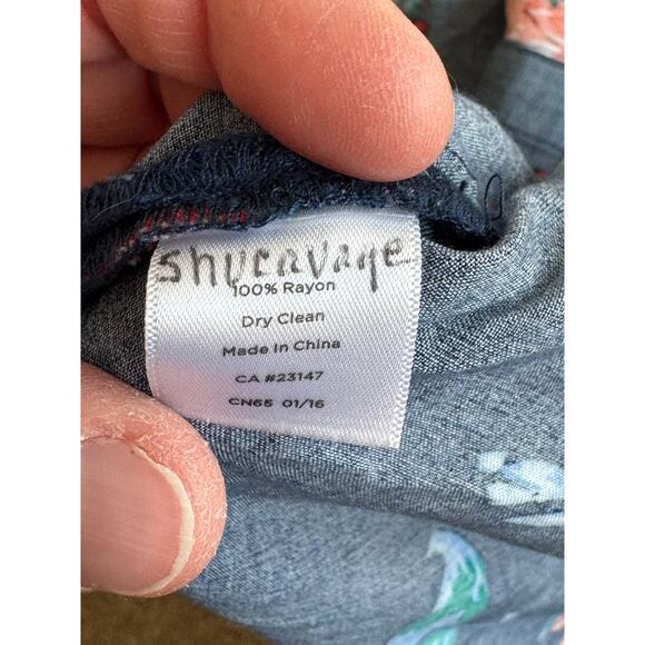 TALBOTS Sleeveless, summer Maxi Dress, Blue w/Floral print, size 8 - Picture 10 of 11